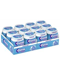 Multipack: 12x Wrigley's EXTRA Fresh Dose Strong Mint 50 Dragees