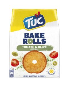 Kurzes MHD: Tuc Back Rolls Tomato & Olive 150g