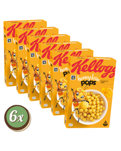 Kurzes MHD: Multipack: 6x Kelloggs Honey Bsss Pops à 400g