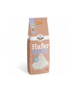 Knapp übers MHD: Bauckhof Hafermehl 350g Demeter glutenfrei