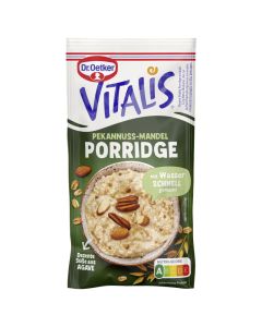 Kurzes MHD: Dr. Oetker Vitalis Porridge Pekannuss-Mandel 61g