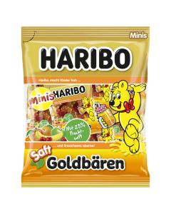 Knapp übers MHD: Haribo Saft Goldbaeren Mini 220 g