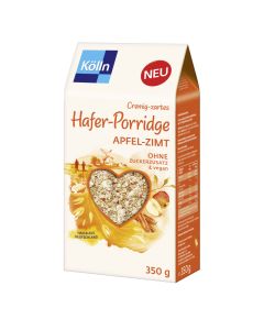 Kurzes MHD: Kölln Cremig-zartes Hafer-Porridge Apfel-Zimt 350g