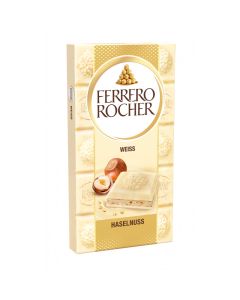 Kurzes MHD: Ferrero Rocher Tafel Weiss 90g