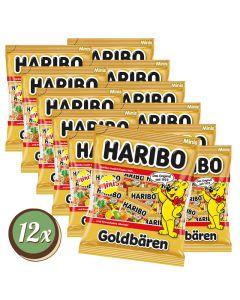 Kurzes MHD: Multipack: 12x Haribo Goldbären à 250g