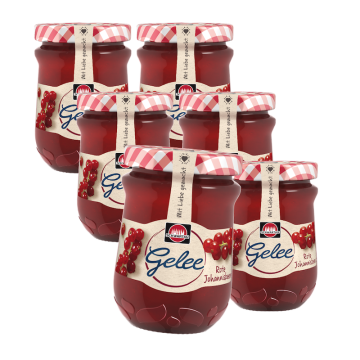 Multipack: 6x Gelee Rote Johannisbeere à 200g