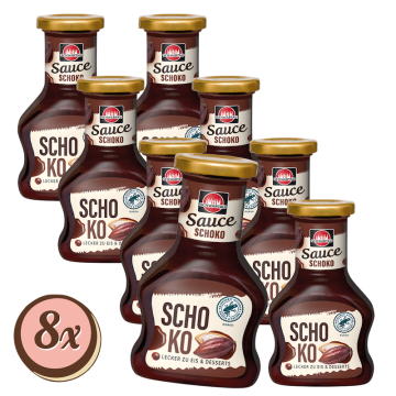 Multipack: 8x Schwartau Dessert-Sauce Schokolade à 250ml