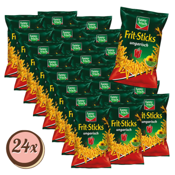 Multipack: 24x funny-frisch Frit-Sticks ungarisch à 100g