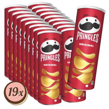 Multipack: 19x Pringles Original à 165g