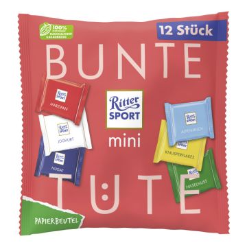 Ritter Sport Mini 12er Bunte Tüte 200g