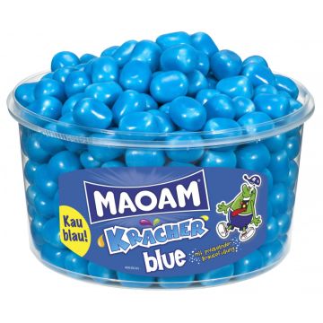 Maoam Kaubonbon-Dragees Kracher Blue 1200g