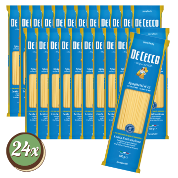 Multipack: 24 x De Cecco Spaghetti No. 12 à 500g