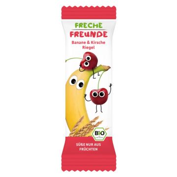 Freche Freunde Bio Frecher Riegel Banane & Kirsche 4x23g