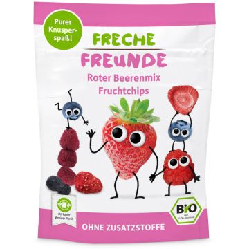 Freche Freunde Bio Roter Beerenmix Fruchtchips 10g