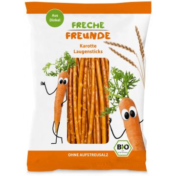 Kurzes MHD: Freche Freunde Bio "Freche Laugensticks Karotte" 75g