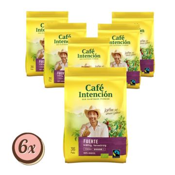 Multipack: 6x Café Intención Fuerte 36 Pads a 7g 252g