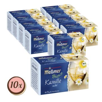 Multipack: 10x MEßMER Bio Kamille 18er