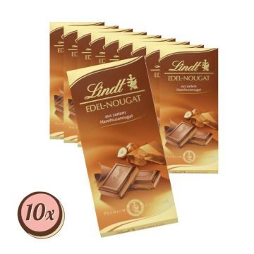 Multipack: 10x Nougat Tafel 10 x 0,100 KG 100g