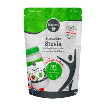 borchers Streusüße Stevia aus der Stevia-Pflanze 75g