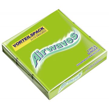 AIRWAVES Familypack Lime & Ginger 3x10 Dragees