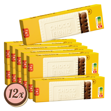 Multipack: 12x Bahlsen Leibniz Choco Black'n White á 125g