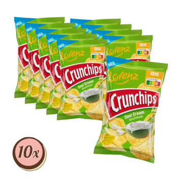 Multipack: 10x Crunchips Sour Cream á 150g