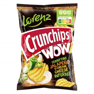 Crunchips Wow Jalapeno & Cream Cheese 110g