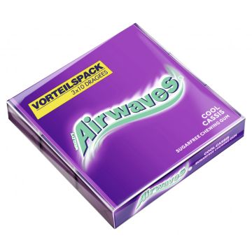 AIRWAVES® Familypack Cool Cassis 3x10 Dragees