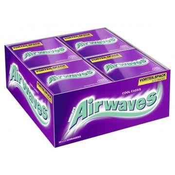 Multipack: 20x AIRWAVES® Familypack Cool Cassis á 3x10 Dragees