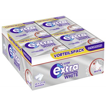 Multipack: 20x Wrigley's EXTRA Professional White á 3x10 Dragees