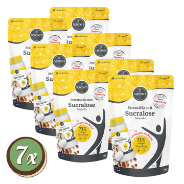 Multipack: 7x Borchers Sucralose Streusüße à 75g