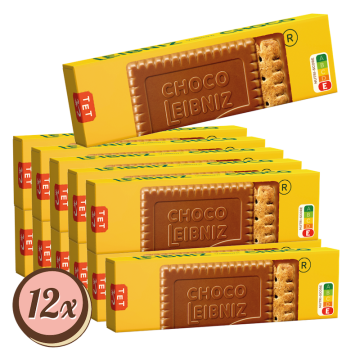 Multipack: 12x Bahlsen Leibniz Choco Vollkorn á 125g