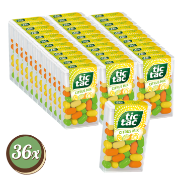 Multipack: 36x Tic Tac Citrus Mix á 18g