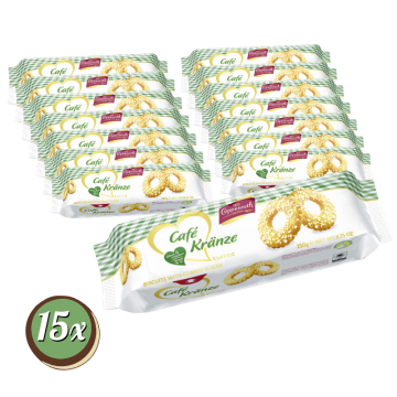 Multipack: 15x Coppenrath Café Kränze á 250g