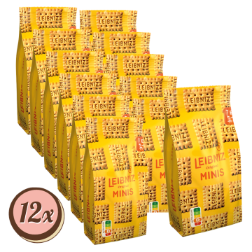 Multipack: 12x Bahlsen Leibniz Minis Butterkekse á 150g