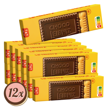 Multipack: 12x Bahlsen Leibniz Choco Edelherb á 125g