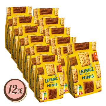 Multipack: 12x Bahlsen Leibniz Minis Choco á 125g