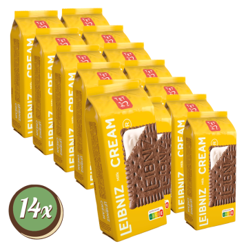 Multipack: 14x Bahlsen Leibniz Cream Milk á 190g