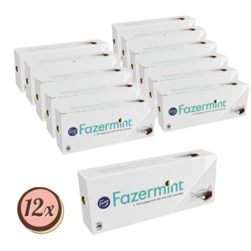 Multipack: 12x Fazermint Box á 270g - Schokoladenpralinen