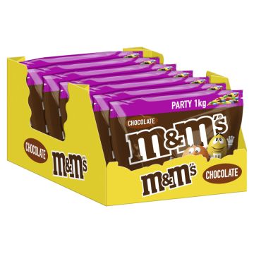 Multipack: 7x M&M Chocolate á 1kg Partybeutel