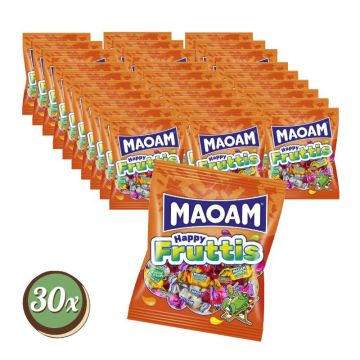 Multipack: 30x Maoam Happy Fruttis Kaubonbon á 175 g