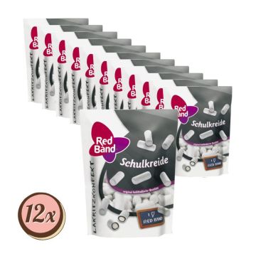 Multipack: 12x Red Band Schulkreide á 175g