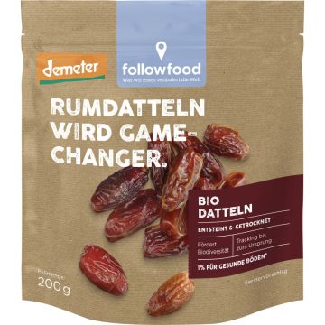 followfood Bio Datteln entsteint, getrocknet 200g