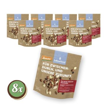 Multipack: 8x Bio Nuss Frucht Mischung á 200g