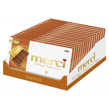 Multipack: 15x Storck Merci Nougat Tafel á 112g