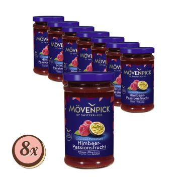 Multipack: 8x Mövenpick Himbeere-Passionsfrucht á 250g