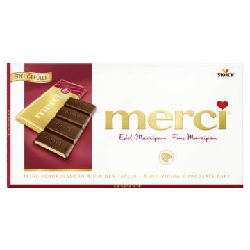 Knapp übers MHD: Storck Merci Edel-Marzipan Tafel 112g