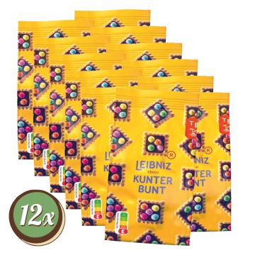 Multipack: 12x Bahlsen Leibniz Kunterbunt á 150g