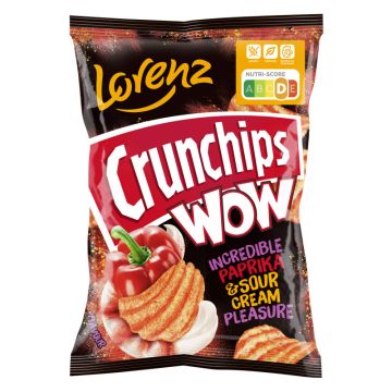 Crunchips Wow Paprika & Sour Cream 110g