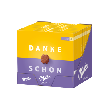 Multipack: 10x Milka Kleines Dankeschön Pralinés Milchcrème á110g